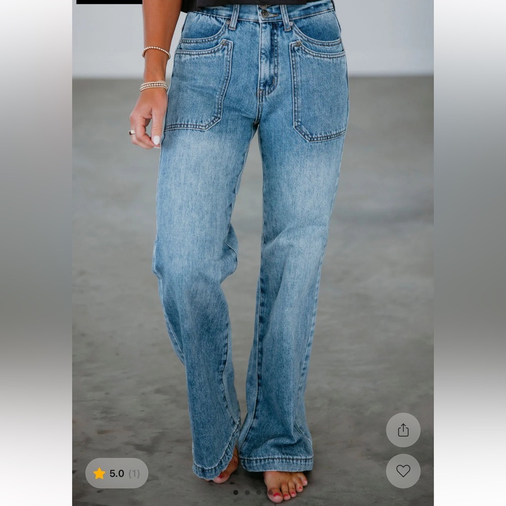Annika Saige Wide Leg Jeans